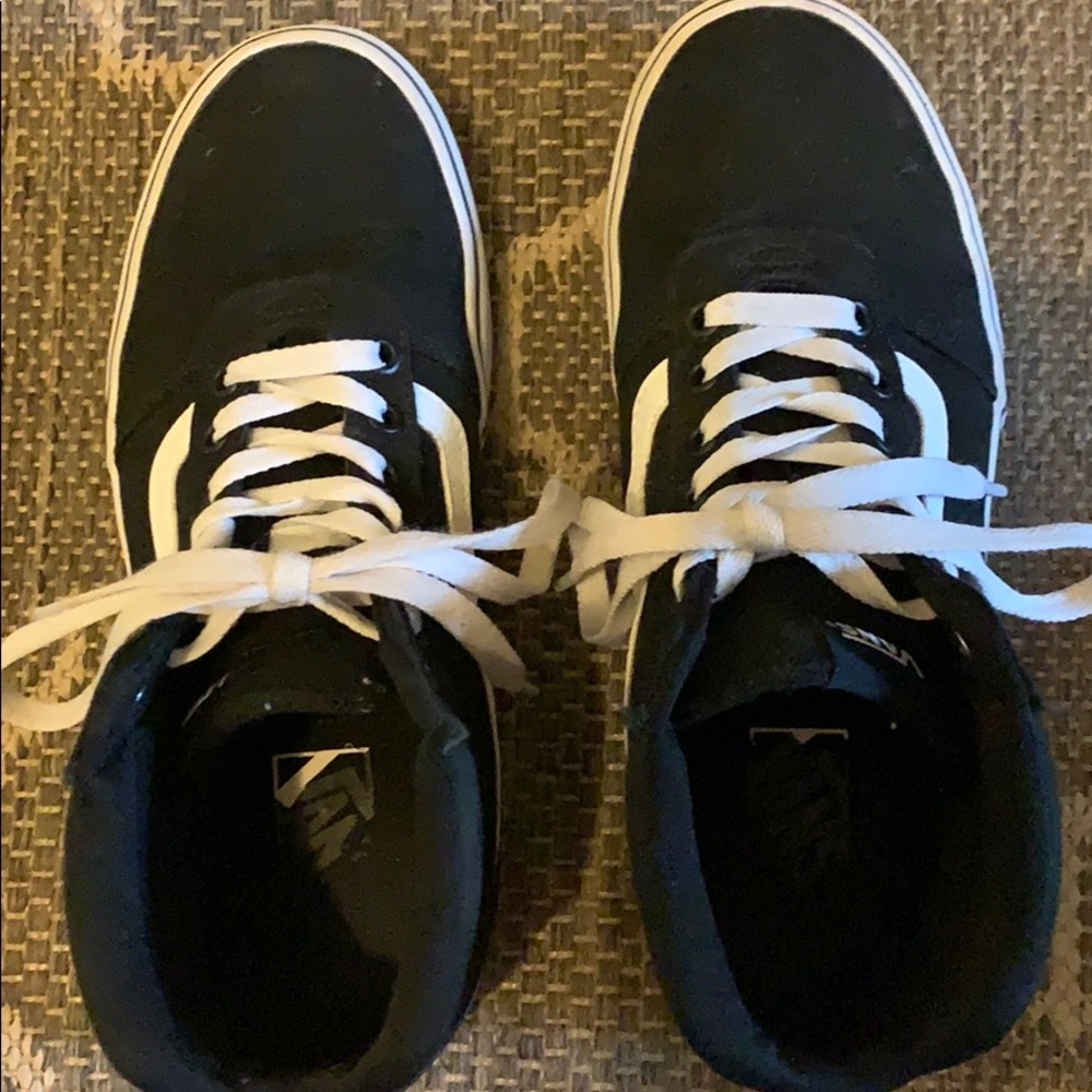 black classic high top vans